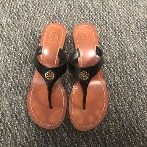 Tory Burch Cameron wedge sandals. Good condition!